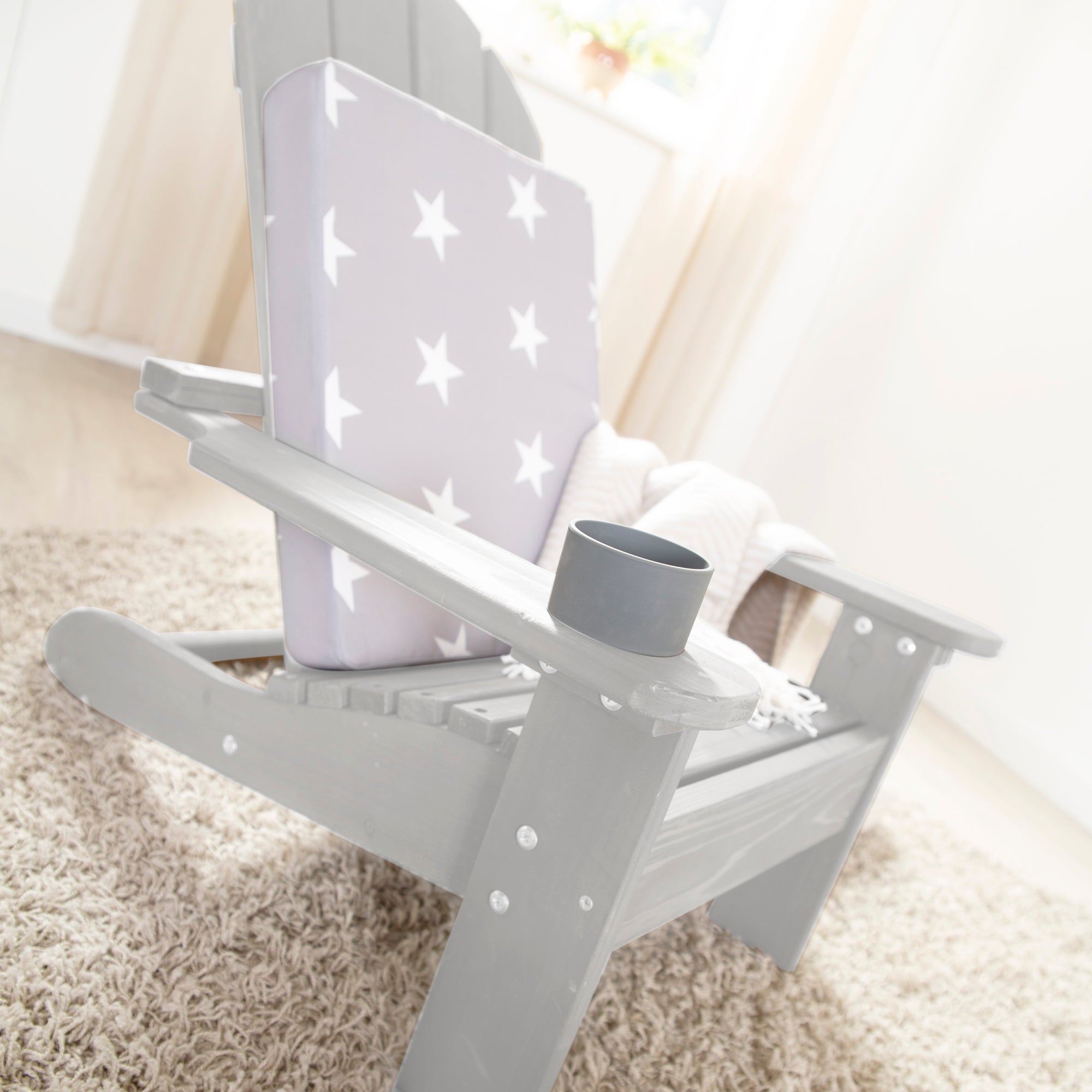 Roba 457006GA Outdoorstuhl "Deck Chair" grau – Outdoor FSC - Bild 4 Roba 457006GA Outdoorstuhl "Deck Chair" grau – Outdoor FSC - Produktbild 4