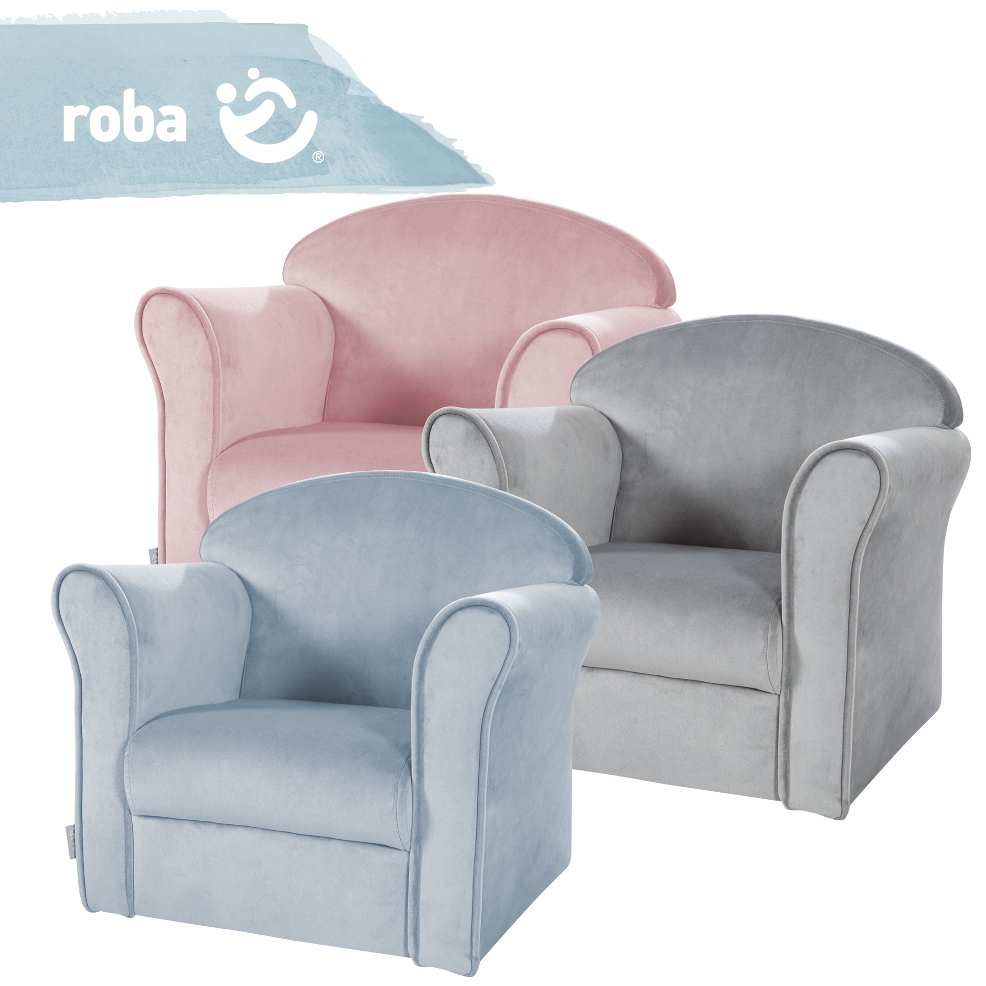 Roba 450121MA Kindersessel mauve – Spielmöbel - Bild 9 Roba 450121MA Kindersessel mauve – Spielmöbel - Produktbild 9