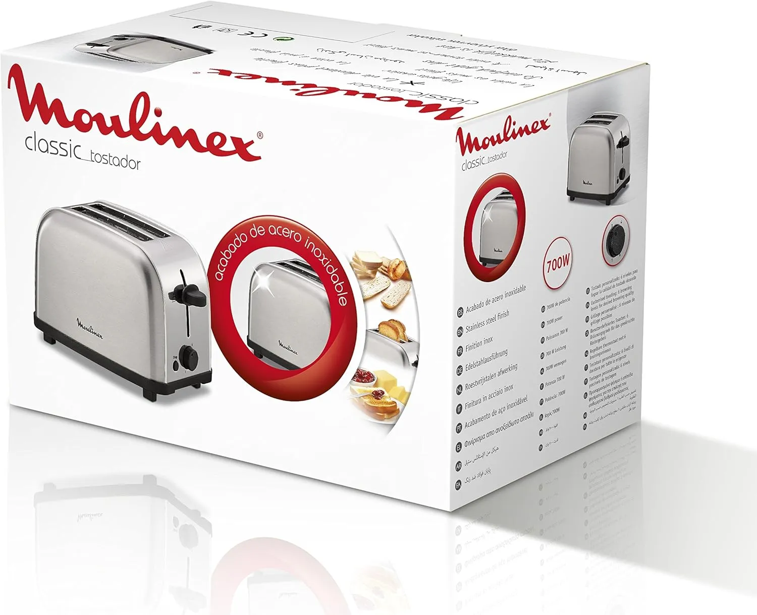 Moulinex – Classic Toaster LT330D11 - 2-Scheiben-Toaster mit 6 Bräunungsstufen Moulinex – Classic Toaster LT330D11 - 2-Scheiben-Toaster mit 6 Bräunungsstufen