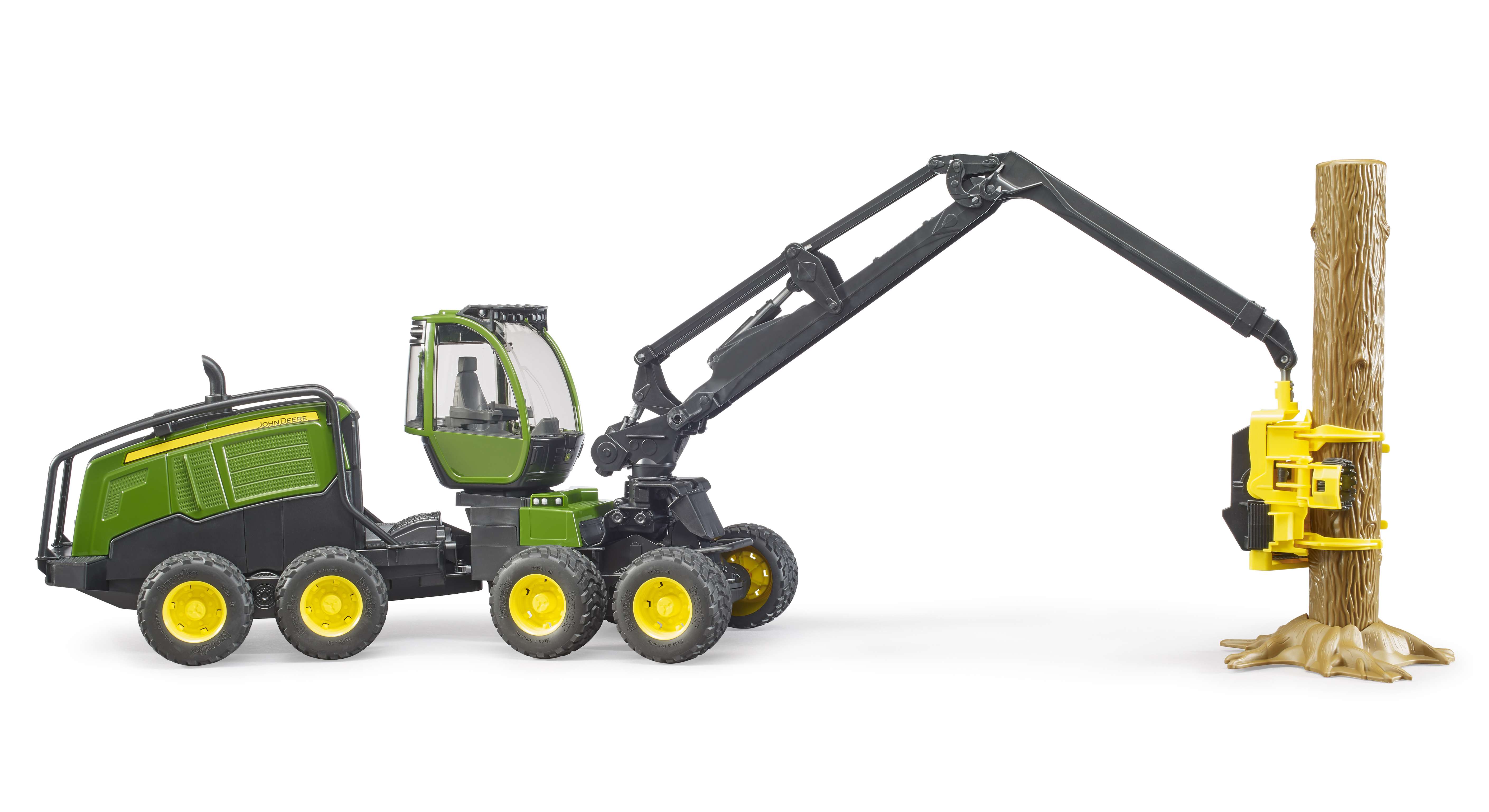 BRUDER 02135 - John Deere 1270G Harvester mit 1 Baumstamm - Bild 2 BRUDER 02135 - John Deere 1270G Harvester mit 1 Baumstamm - Bild 2