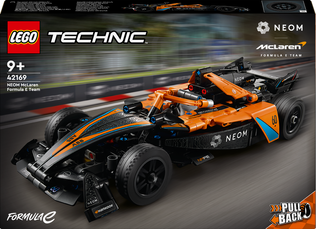 LEGO® Technic NEOM McLaren Formula E Race Car 42169 Auto, Formel Eins, Rennwagen, Fahrzeug, Rad
