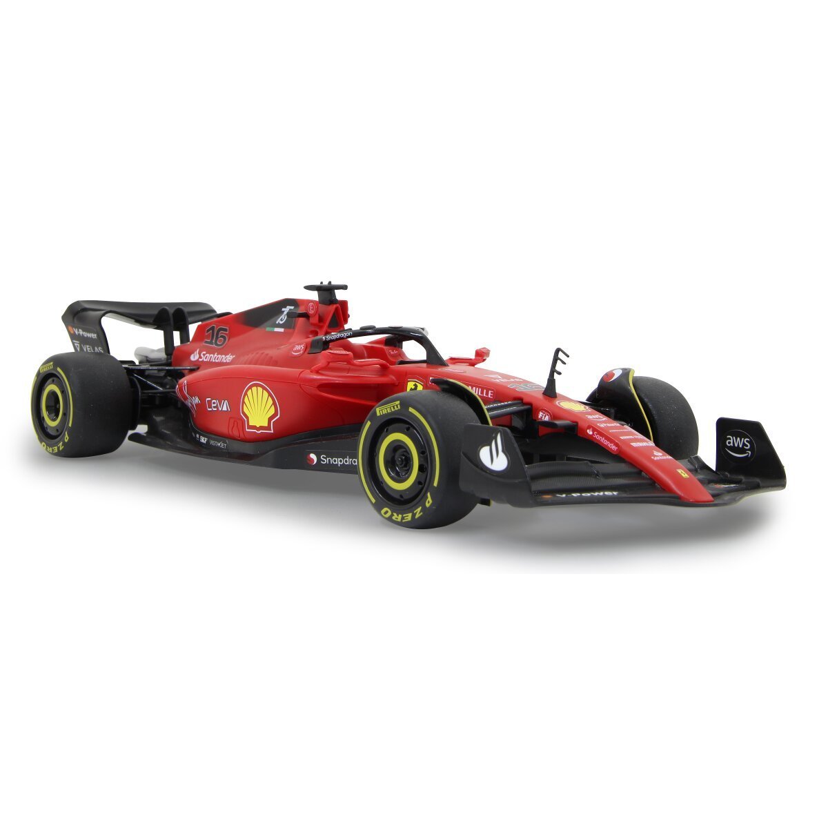 JAMARA Ferrari F1-75 1:18 rot 2,4GHz ab 6 Jahren