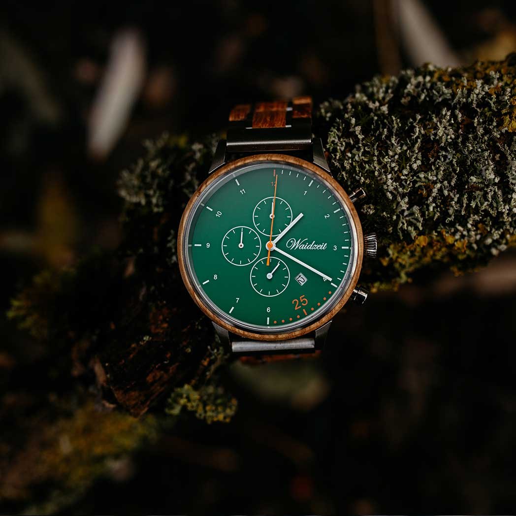 WAIDZEIT CV01W Herrenuhr Barista Verde Barrique WAIDZEIT CV01W Herrenuhr Barista Verde Barrique