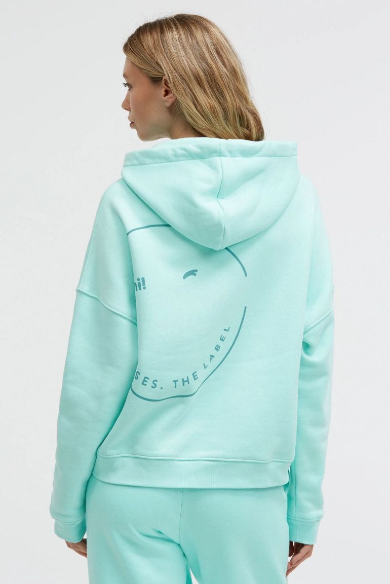 SENSES 2602365712 Hoodie SE: RENITY mit Print, Damen, Türkis SENSES 2602365712 Hoodie SE: RENITY mit Print, Damen, Türkis