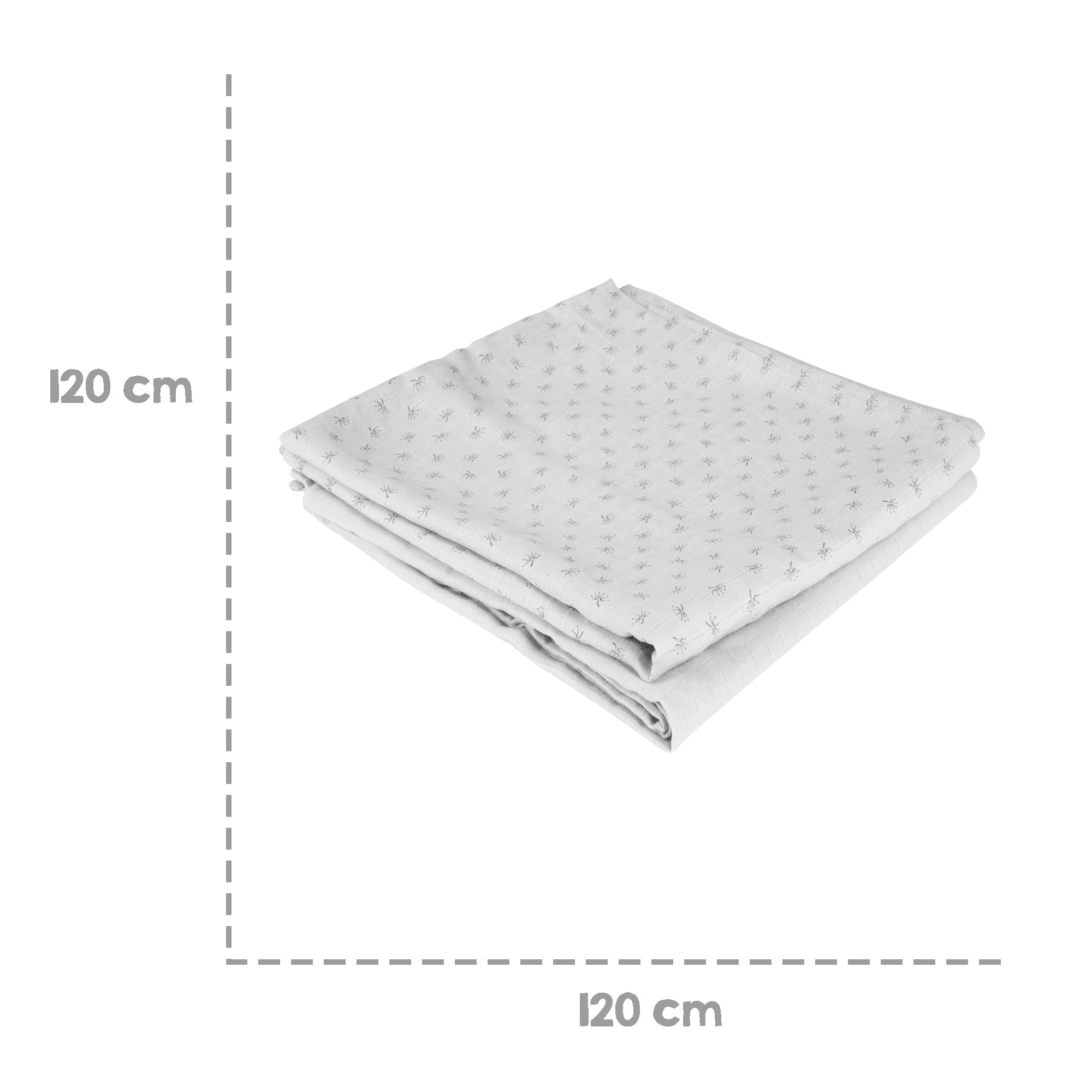 Roba 306130G227 2er Puck-/ Stilltuch Lil Planet grau hellgrau – Krabbeldecken - Produktbild 6