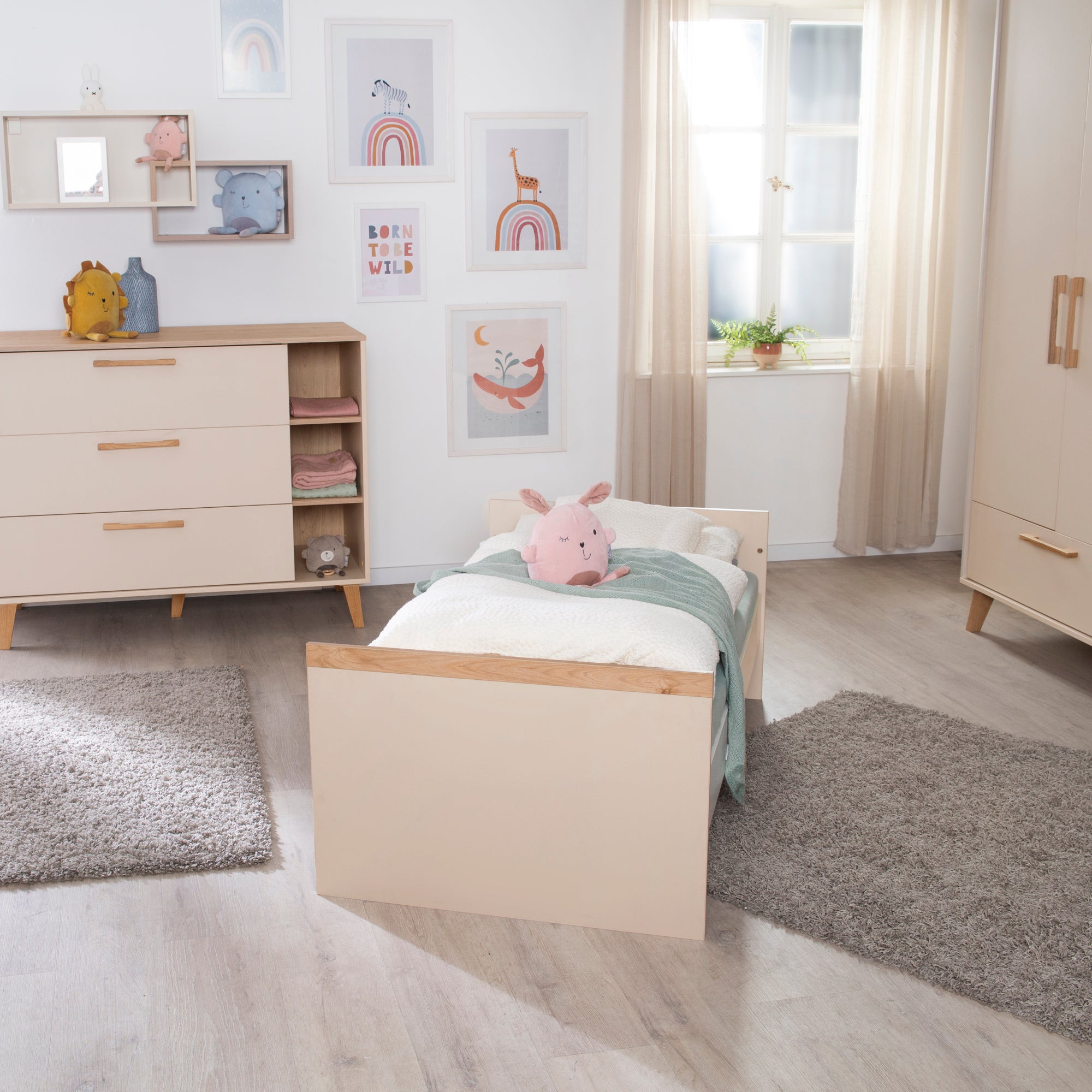 Roba 1911876 Kombi-Kinderbett 70x140 cm Jil Cashmere - Bild 5 Roba 1911876 Kombi-Kinderbett 70x140 cm Jil Cashmere - Produktbild 5
