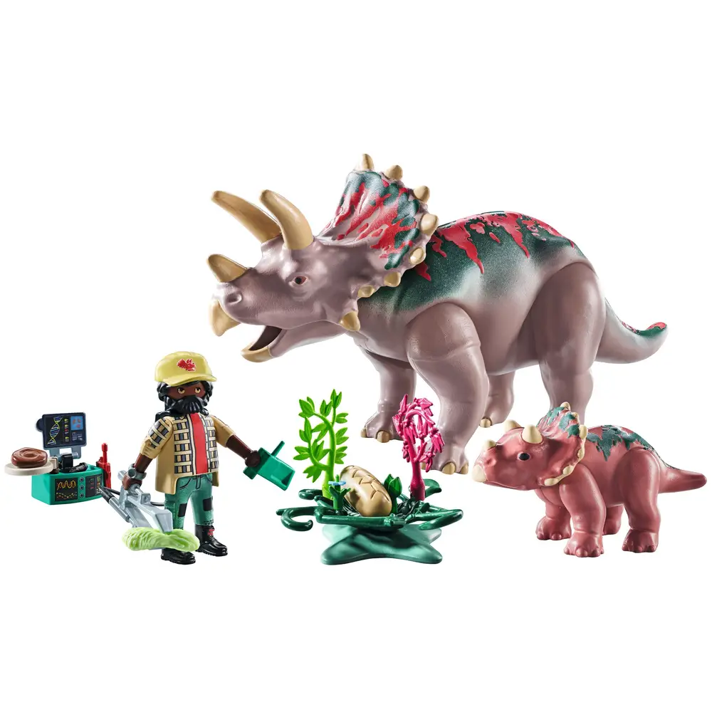 PLAYMOBIL 71821 Triceratops mit Jungtier PLAYMOBIL 71821 Triceratops mit Jungtier
