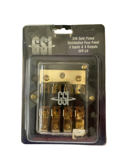 GSI DFP34, Sicherungsverteiler - 1 auf 4 für AGU-Sicherungen GSI DFP34, Sicherungsverteiler - 1 auf 4 für AGU-Sicherungen
