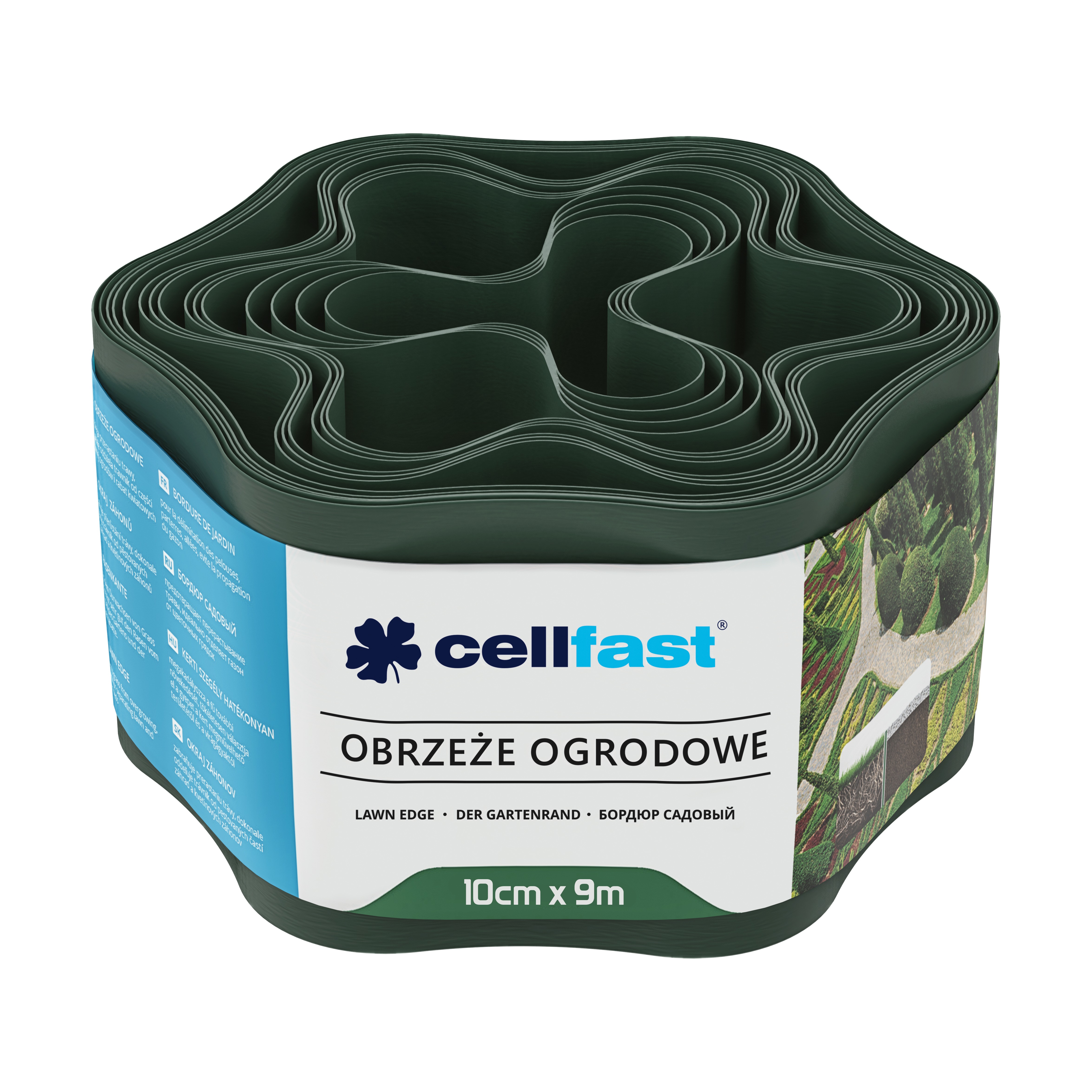 Cellfast Gartenrand 10 cm x 9 m dunkelgrün Cellfast Gartenrand 10 cm x 9 m dunkelgrün