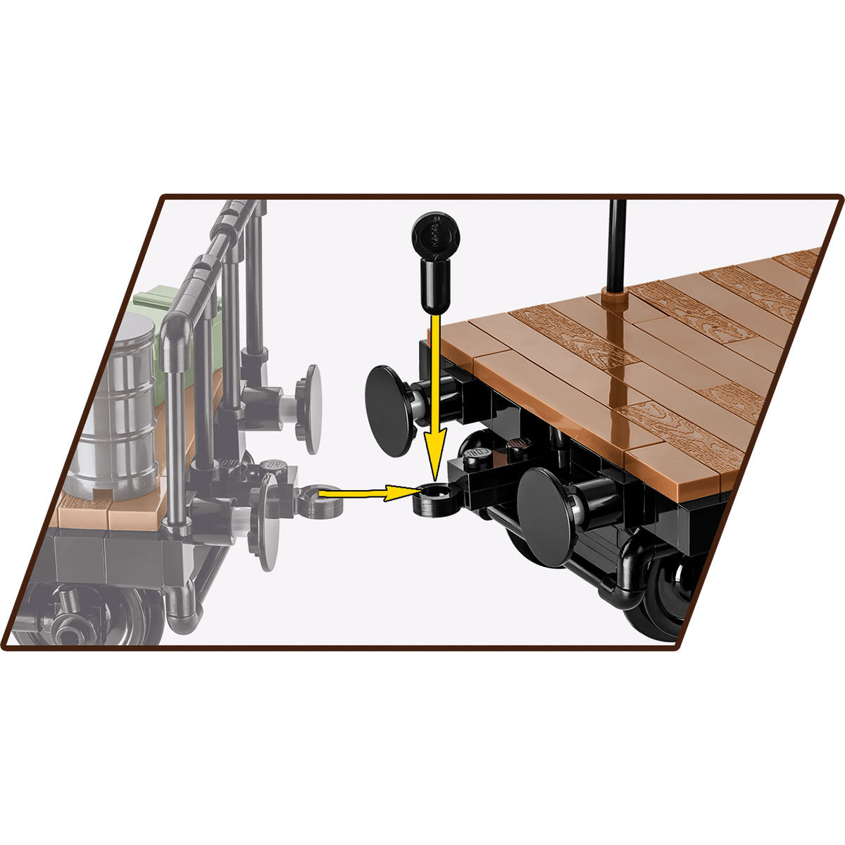 COBI 6284 - GERMAN RAILW. SCHW. PLATTW. SCALE 1:35 - Bild 8 COBI 6284 - GERMAN RAILW. SCHW. PLATTW. SCALE 1:35 - Bild 8