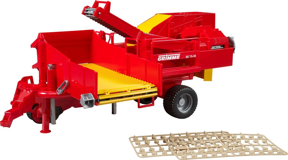 Bruder 02130 Grimme SE 75-30 Kartoffelvollernter mit Karoffelimitaten Draußen, Draußen, Draußen