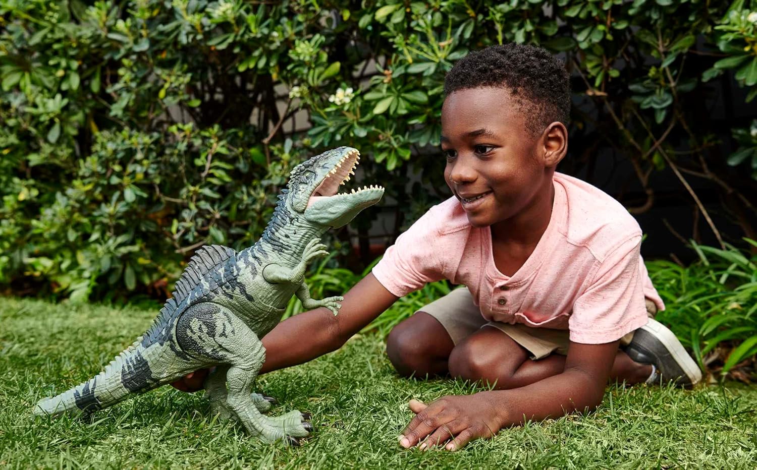 Mattel JURASSIC WORLD Strike 'N Roar Giganotosaurus - GYC94