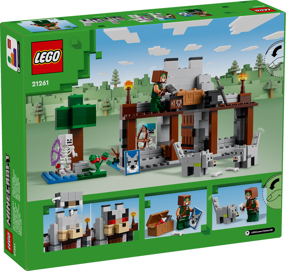 LEGO® Minecraft™ Die Wolfsfestung 21261 Person