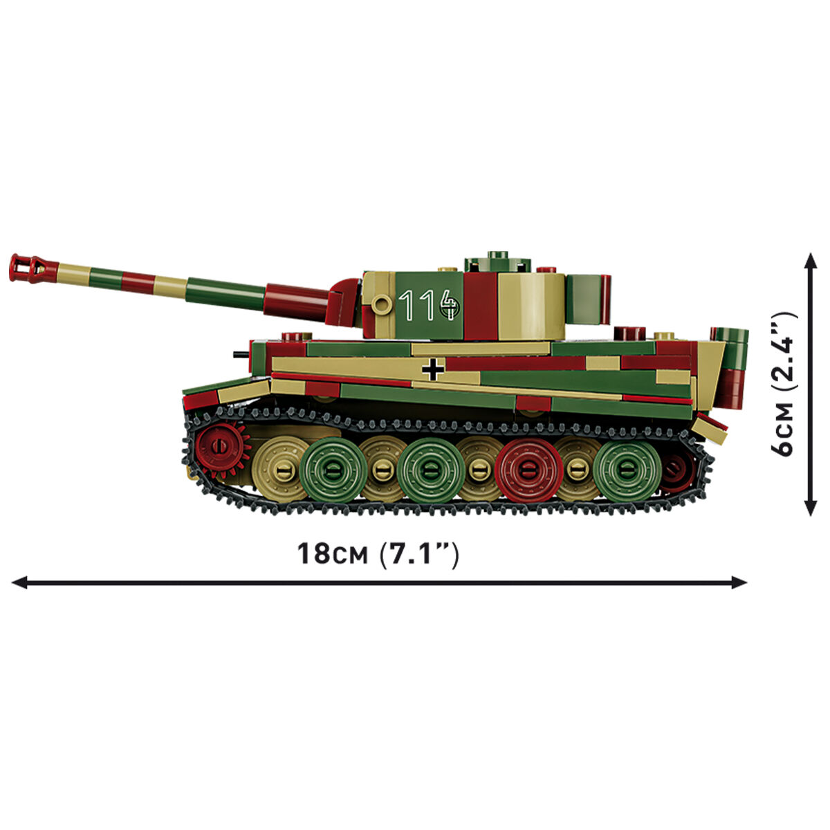 COBI 2735 - PZ.KPFW. VI TIGER AUSF. E, 1:48 - Bild 9