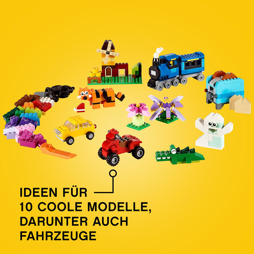 LEGO® Classic Mittelgroße Bausteine-Box 10696 Spielzeug, Maschine, Rad