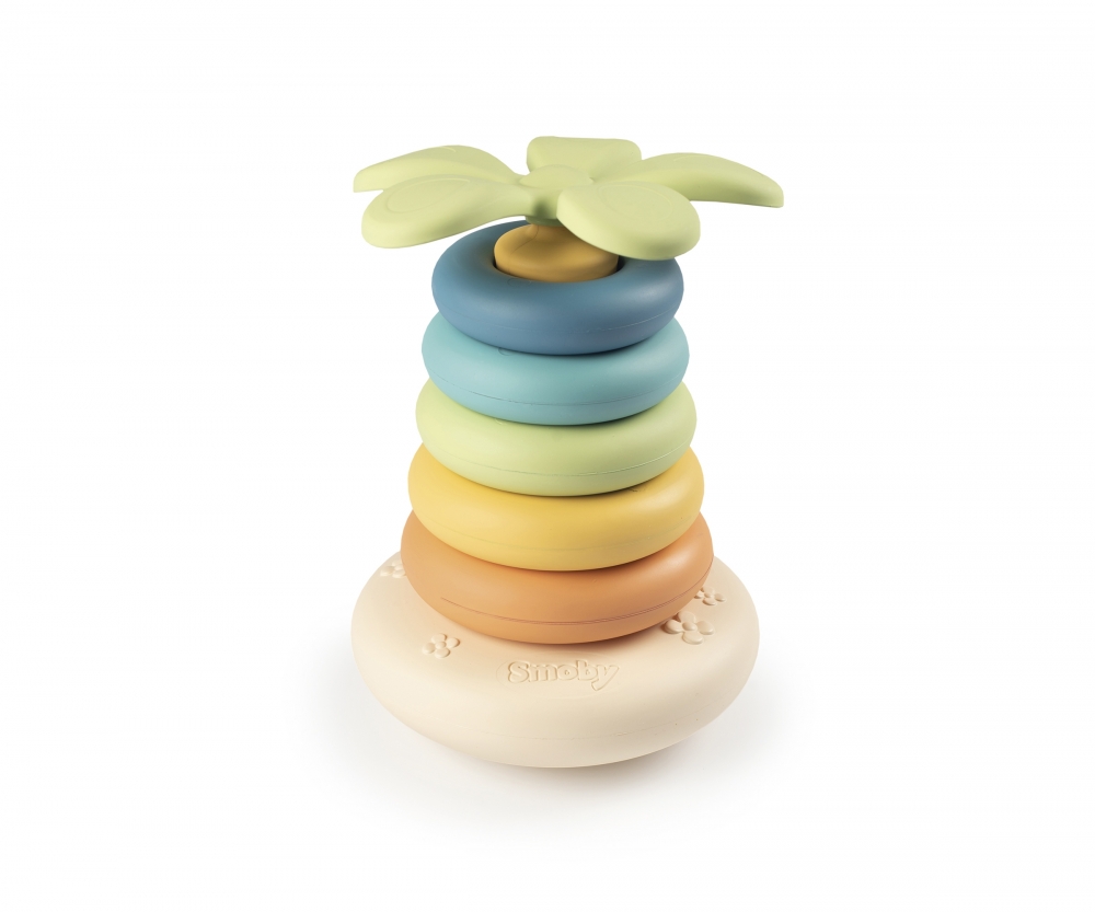 Smoby Smoby LS Green Stehauf-Ringpyramide Smoby Smoby LS Green Stehauf-Ringpyramide