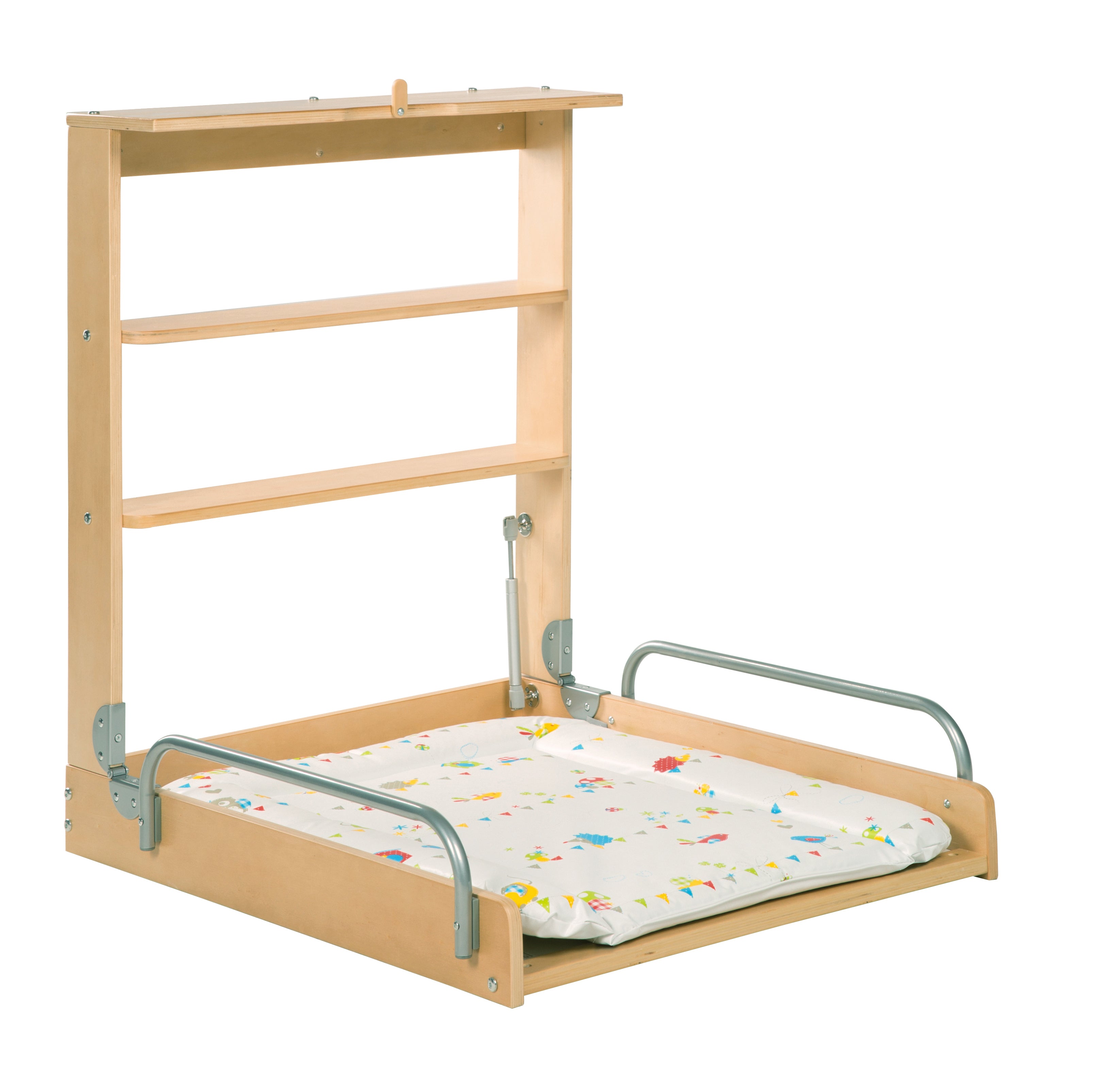 Roba 26015F150 Wandwickelregal Waldhochzeit natur lackiert – Wickeln & Baden - Bild 2 Roba 26015F150 Wandwickelregal Waldhochzeit natur lackiert – Wickeln & Baden - Produktbild 2