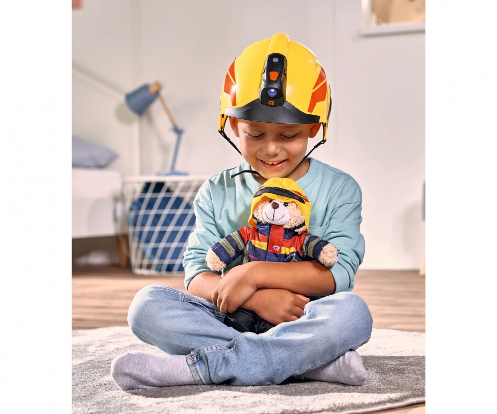 Simba Feuerwehr Plüschbär Rosenbauer, 30cm