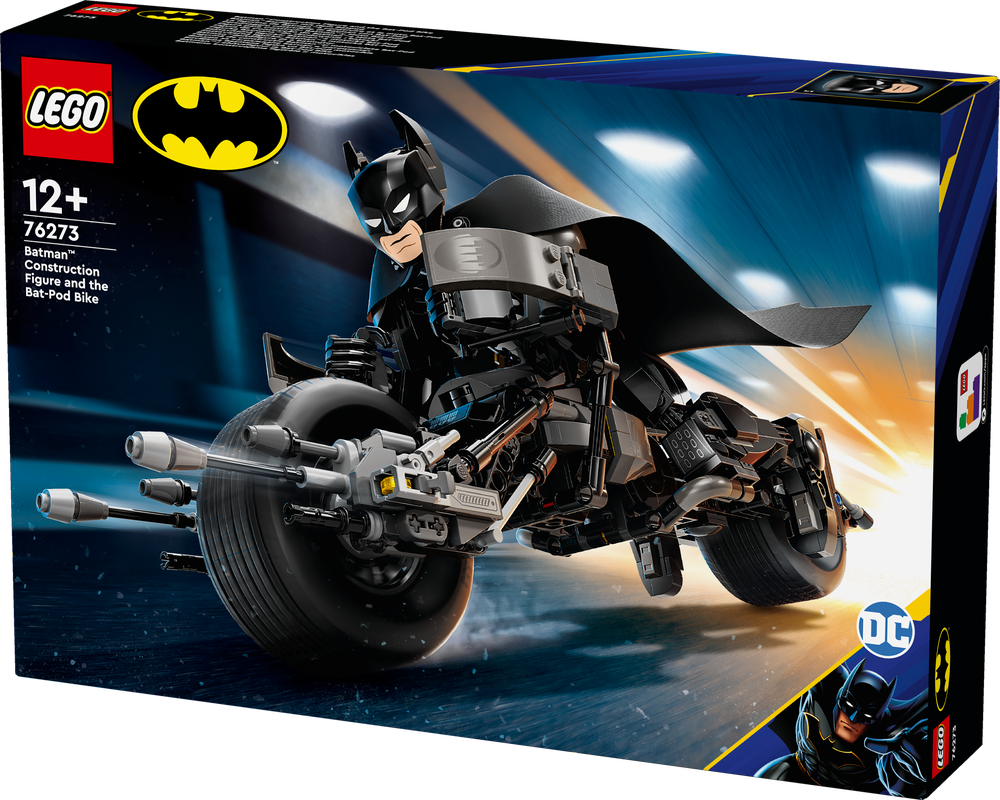LEGO® DC Batman™ Baufigur mit dem Batpod 76273 Maschine, Rad, Person