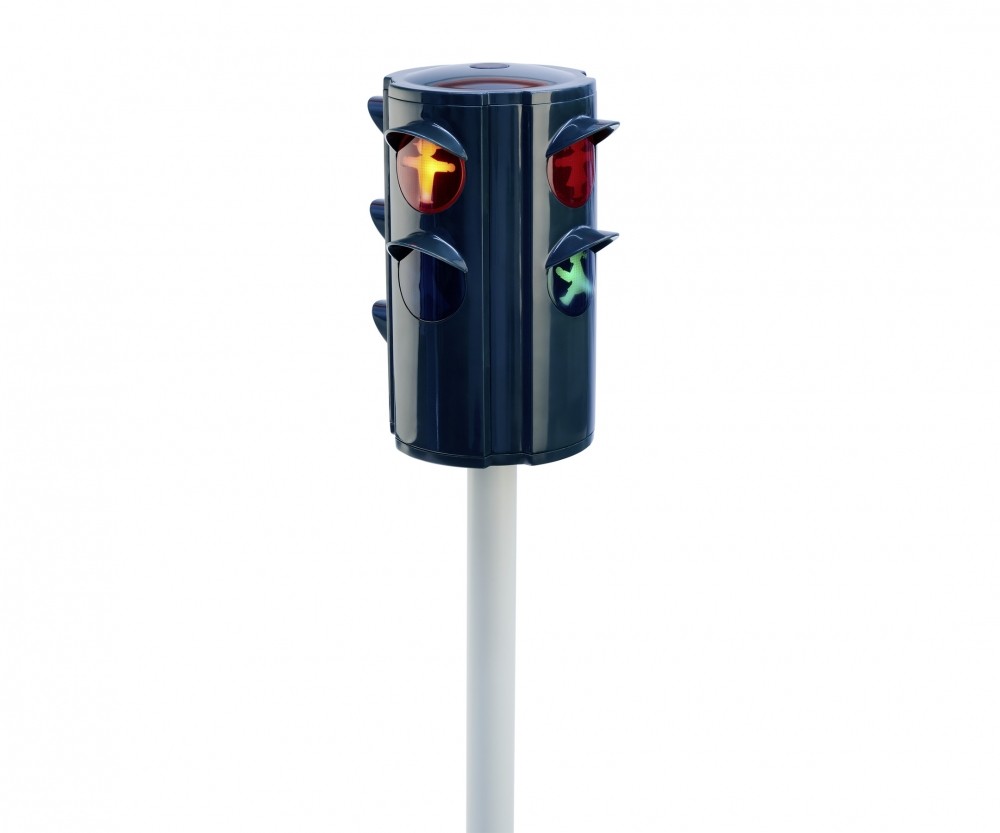 BIG Verkehrsampel Ampelmann 800055480 Licht, Ampel