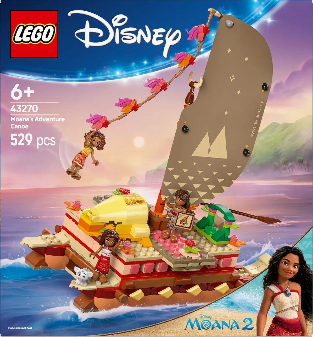 LEGO® Disney Prinzessin 43270 Vaianas Abenteuerfloß