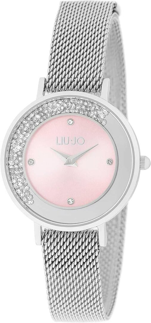 LIU JO Mini Dancing Slim Silber Pink TLJ1689 LIU, JO, Mini, Dancing, Slim, Silber, Pink, TLJ1689, Armbanduhr, Arm, Körperteil, Person