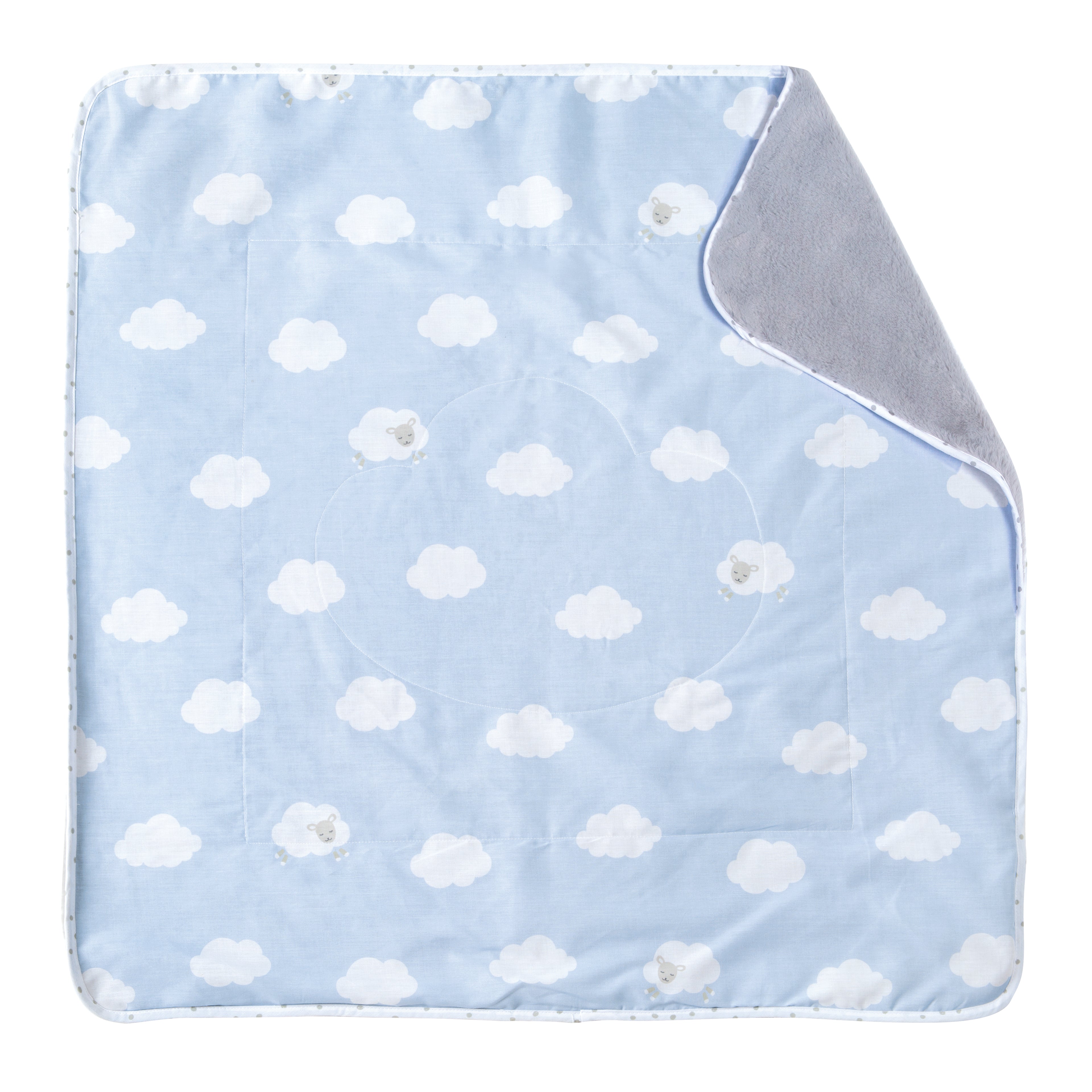 Roba 306100V203 Kuscheldecke Kleine Wolke blau – Heim Textilien - Bild 5 Roba 306100V203 Kuscheldecke Kleine Wolke blau – Heim Textilien - Produktbild 5