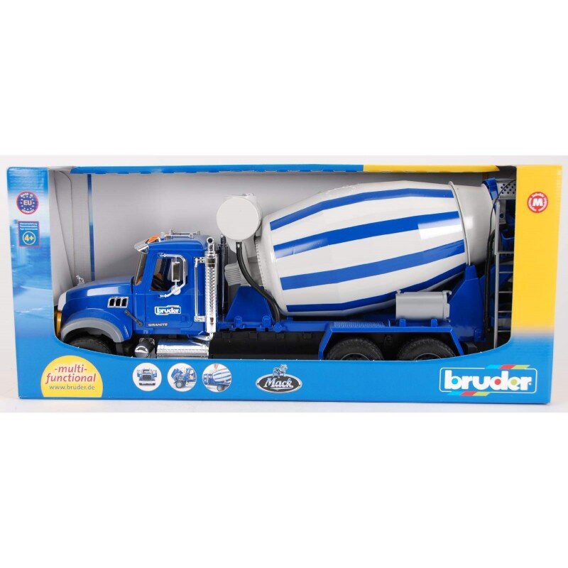 BRUDER 02814 - MACK Granite Betonmisch-LKW lkw, Fahrzeug, Maschine, Rad, Anhänger, LKW