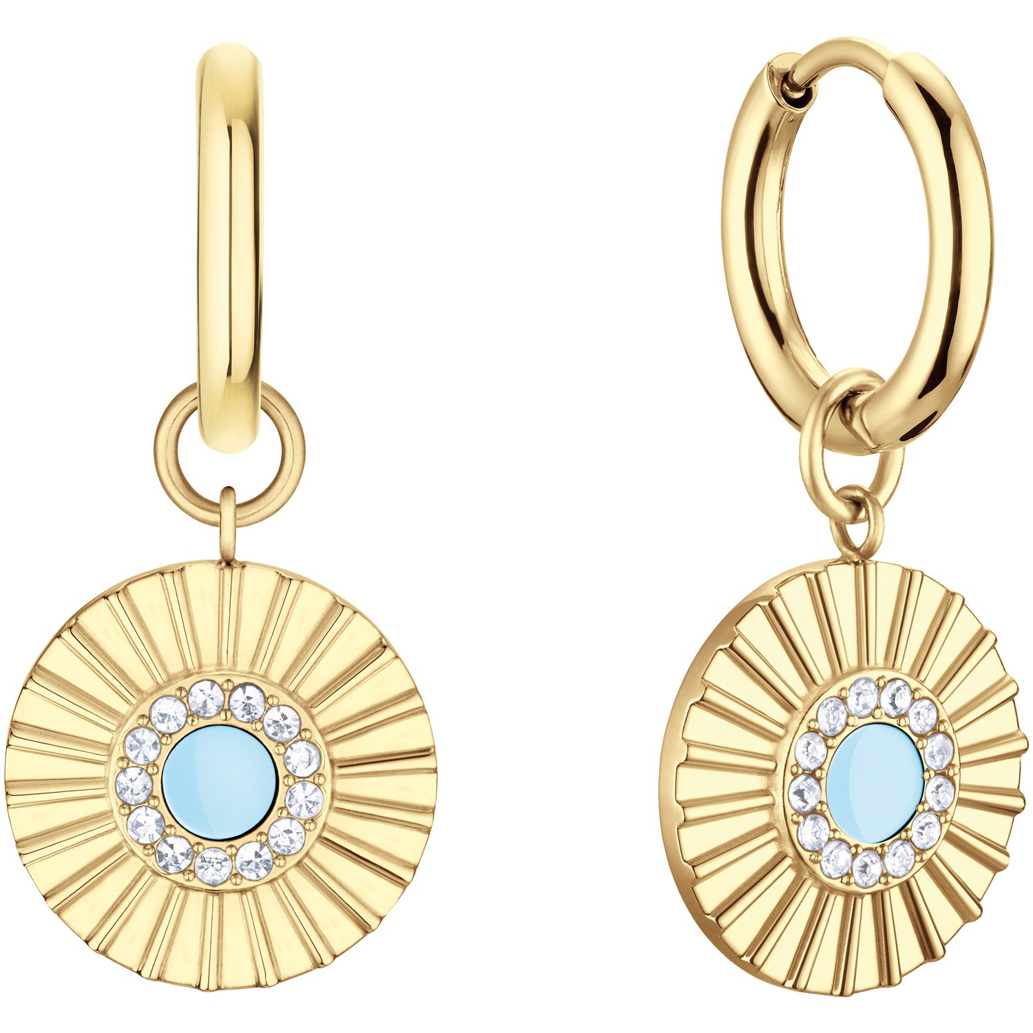 Bering 765-213-05 Ohrringe, Arctic Flower, Gold/Blau Bering 765-213-05 Ohrringe, Arctic Flower, Gold/Blau