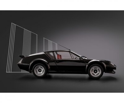 Schuco_Alpine_A310_GT_Pack_Baujahr_1983_Schwarz_1:18_421181950, Coupé, Limousine, Sprach, Rad, Leichtmetallrad