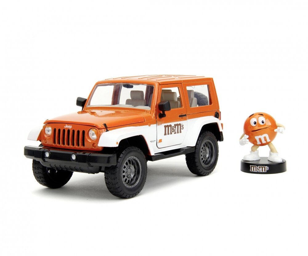 JADA_253255068_M&Ms_Orange_2007_Jeep_Wrangler_1:24
