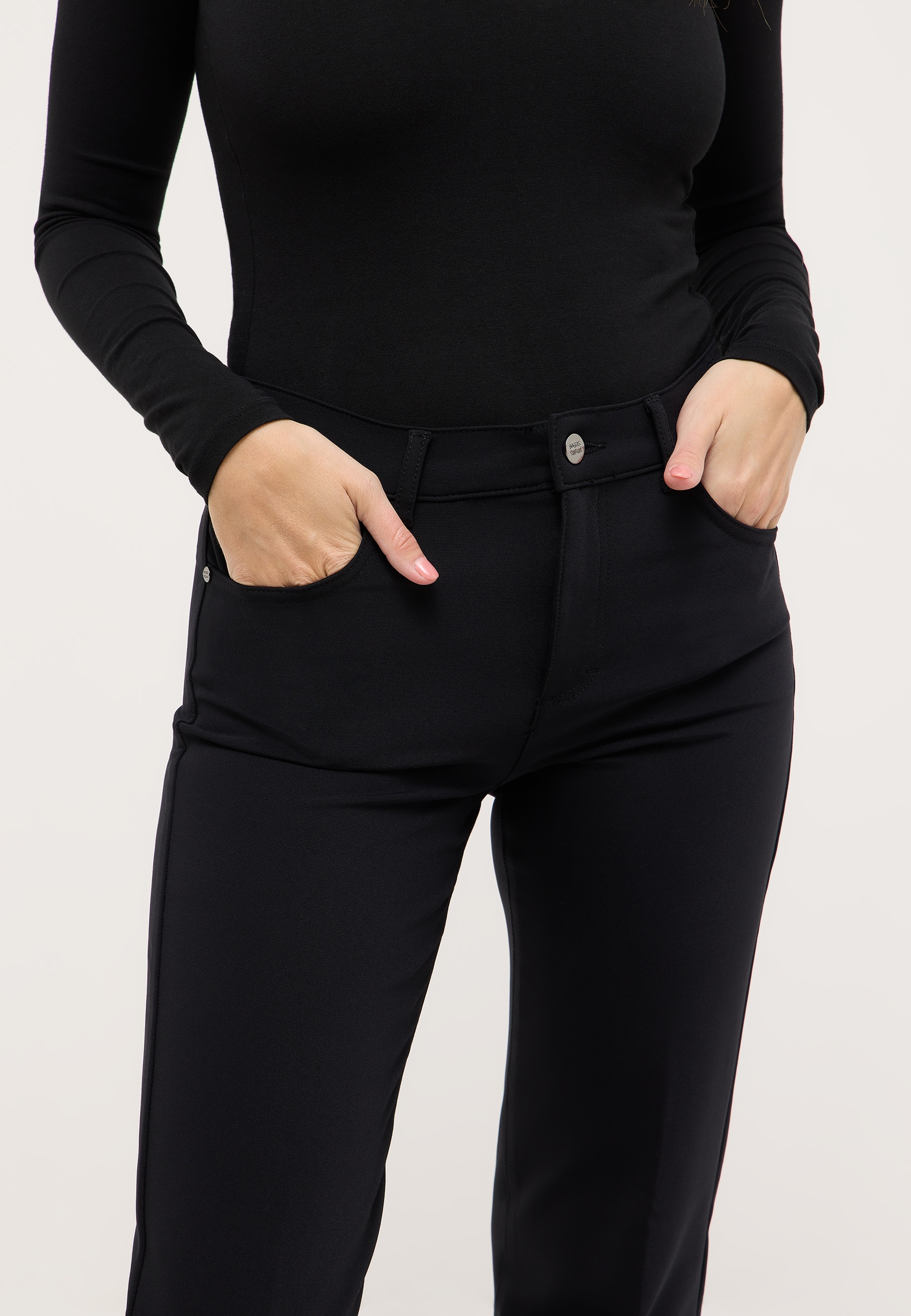 ANGELS 711290030 Damen Jeans Lara Wide Leg - Schwarz - 6 ANGELS 711290030 Damen Jeans Lara Wide Leg - Schwarz - 6