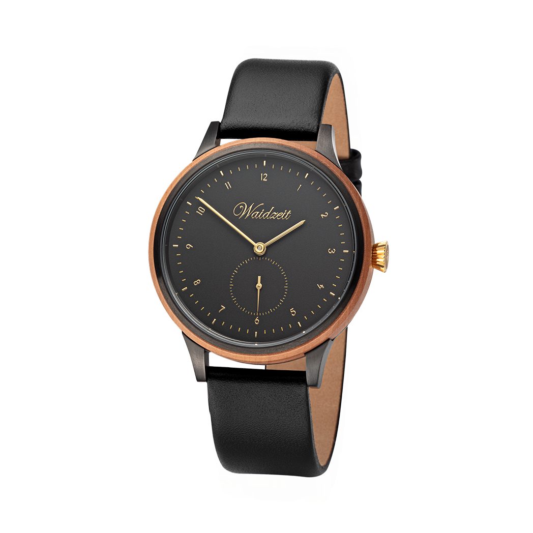 WAIDZEIT KI0218LESZ Armbanduhr Unisex Cherry Schwarz WAIDZEIT KI0218LESZ Armbanduhr Unisex Cherry Schwarz