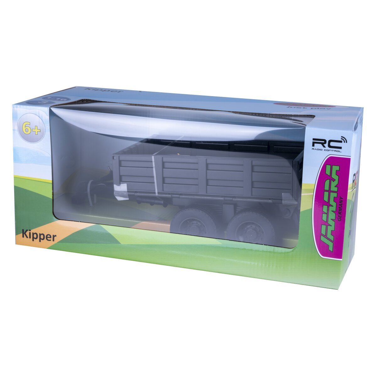 JAMARA Kipper schwarz für RC Traktor 1:16 ab 6 Jahren JAMARA Kipper schwarz für RC Traktor 1:16 ab 6 Jahren