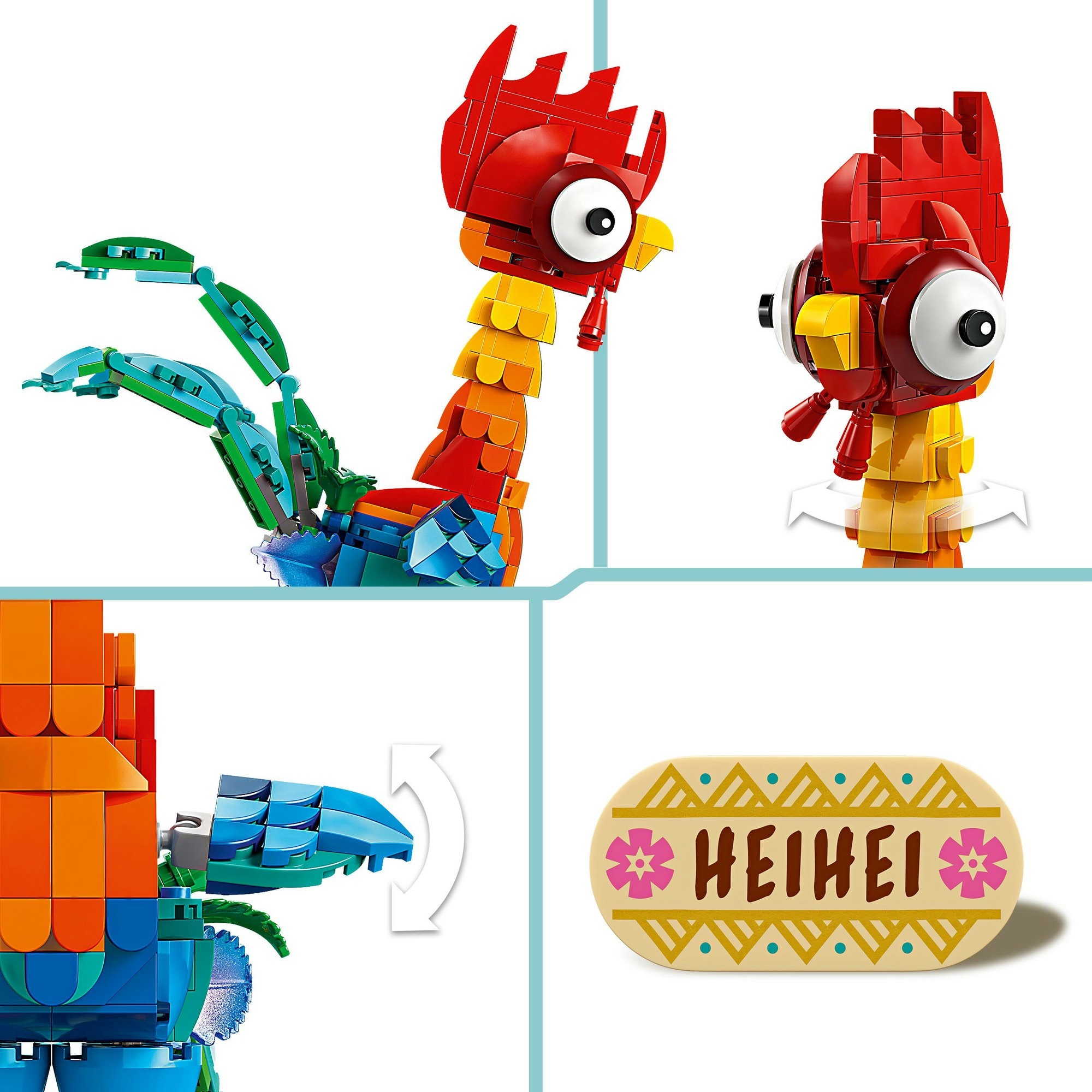 LEGO® Disney Prinzessin 43272 Heihei Figur zum Ausstellen Spielzeug