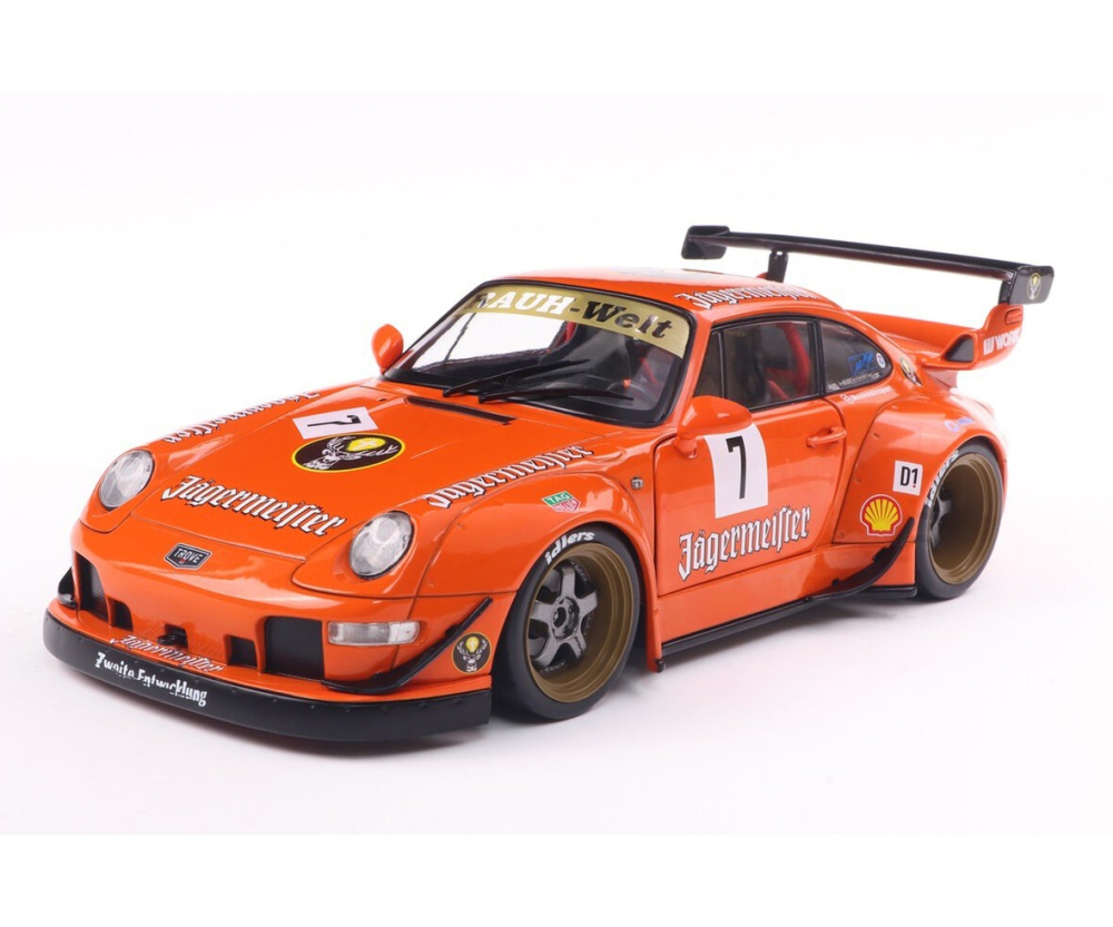 Solido 1:18 RWB BODYKIT JÄGERMEISTER orange