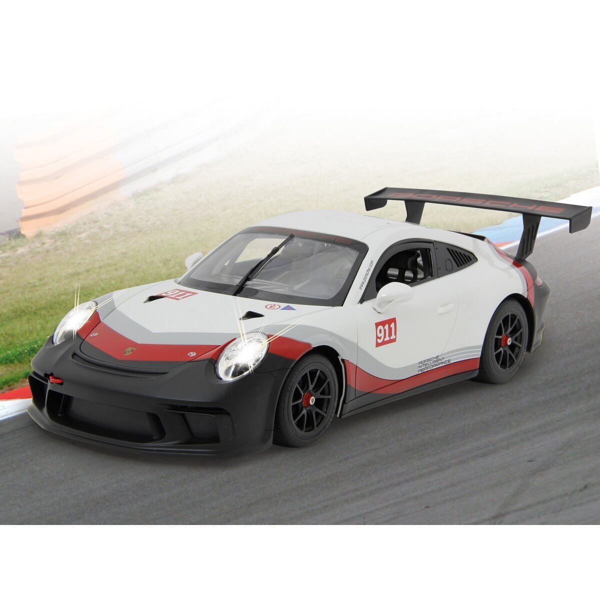 JAMARA Porsche 911 GT3 Cup 1:14 weiss 2,4GHz ab 6 Jahren