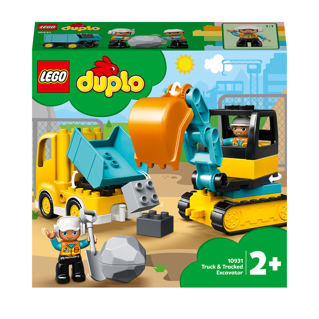 LEGO, DUPLO, Bagger, und, Laster, 10931, Person LEGO DUPLO Bagger und Laster 10931