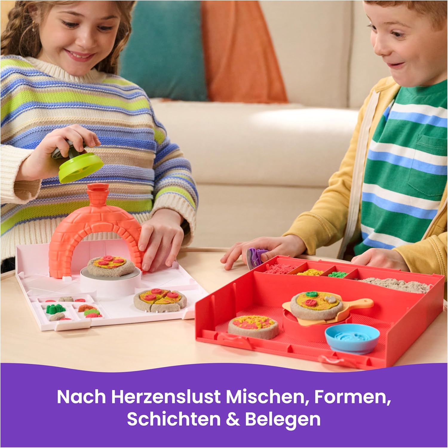 KNS Kinetic Sand - Squish Pizza KNS Kinetic Sand - Squish Pizza