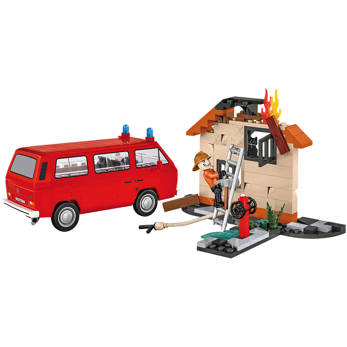 COBI 24635 - VW T3 Feuerwehr - Maßstab 1:35 - Bild 6 COBI 24635 - VW T3 Feuerwehr - Maßstab 1:35 - Bild 6