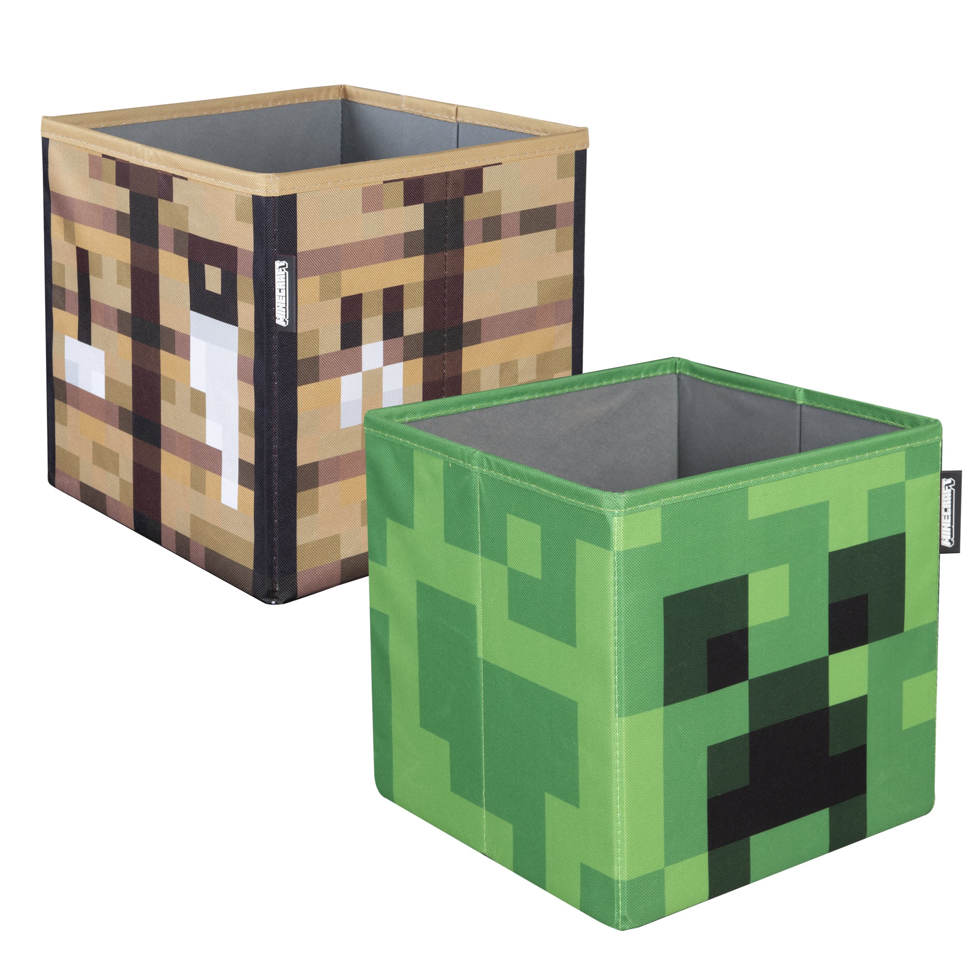 Roba 817531MC STOFFBOXEN 2ER SET, CREEPER & HOLZBOX – Canvasboxen - Bild 1 Roba 817531MC STOFFBOXEN 2ER SET, CREEPER & HOLZBOX – Canvasboxen - Canvasboxen - Produktbild 1