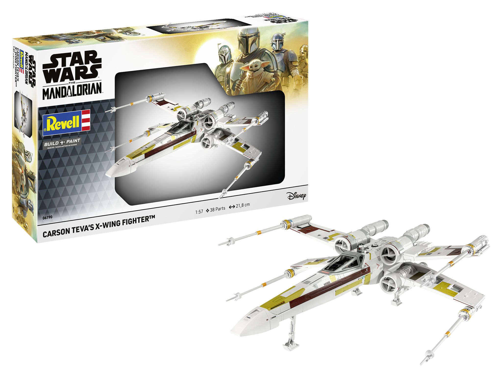 Revell 06790 Carson Teva's X-Wing Fighter Mandalorian Revell, 06790, Carson, Teva's, X-Wing, Fighter, Mandalorian