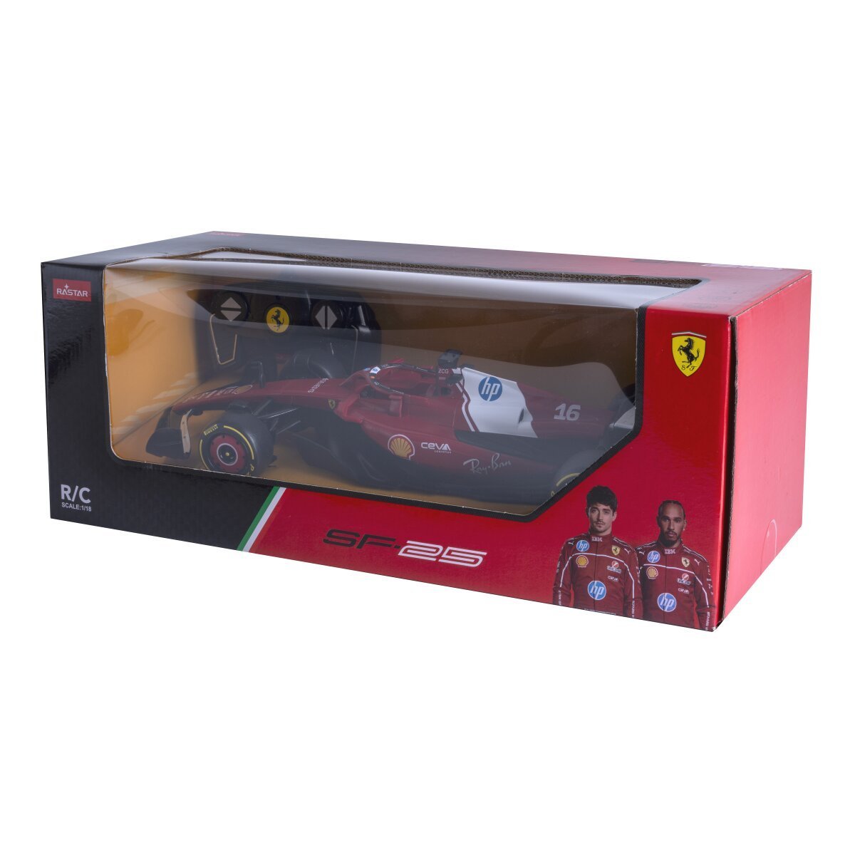 JAMARA Ferrari SF-25 1:18 rot 2,4GHz ab 6 Jahren