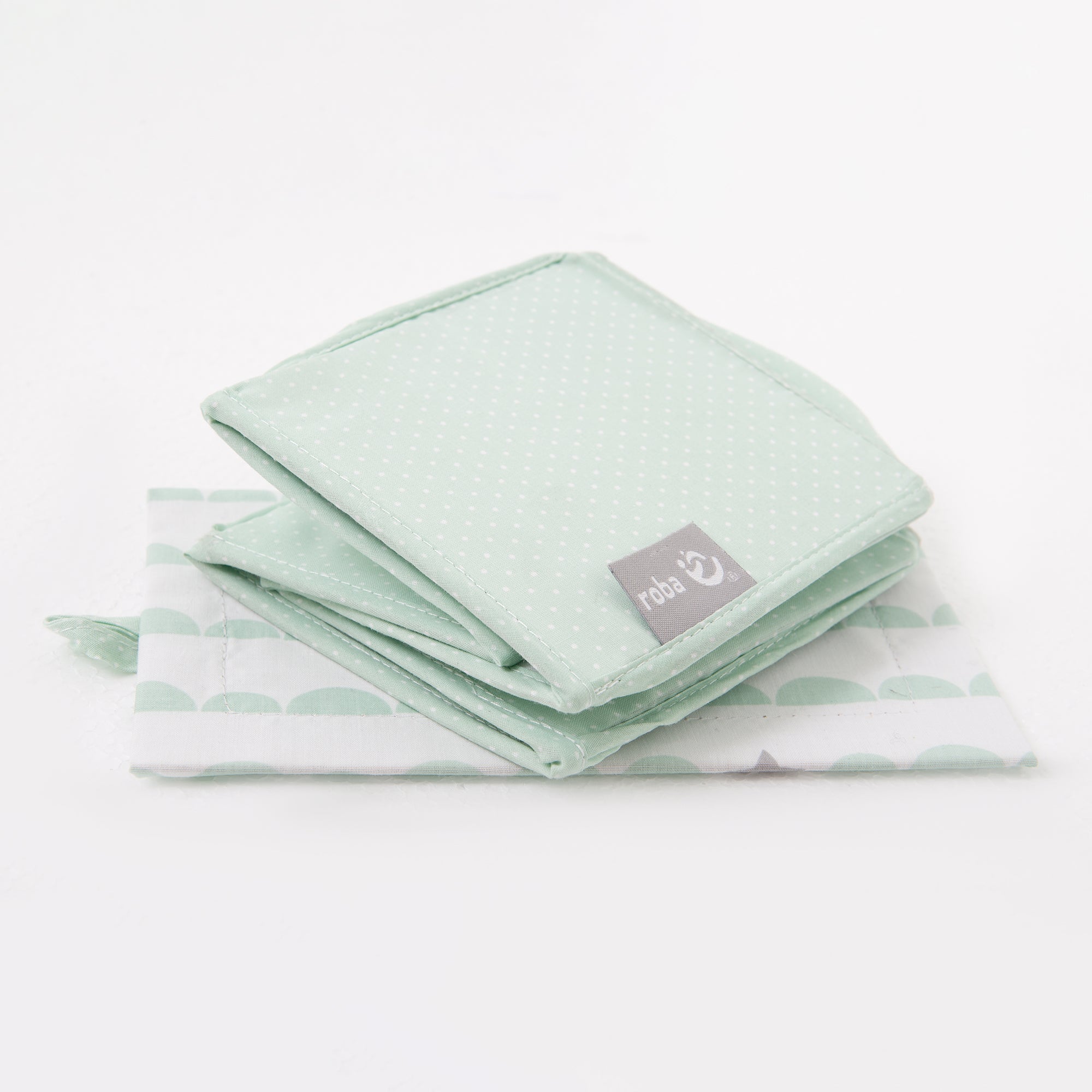 Roba 306107V199 1x Feuchttuchorganizer, 2x Windelbox mint – Heim Textilien - Produktbild 2