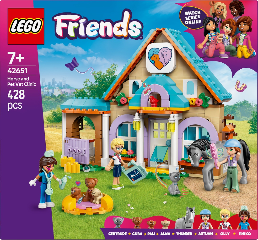 LEGO® Friends 42651 Tierarztpraxis für Pferde und LEGO® Friends 42651 Tierarztpraxis für Pferde und