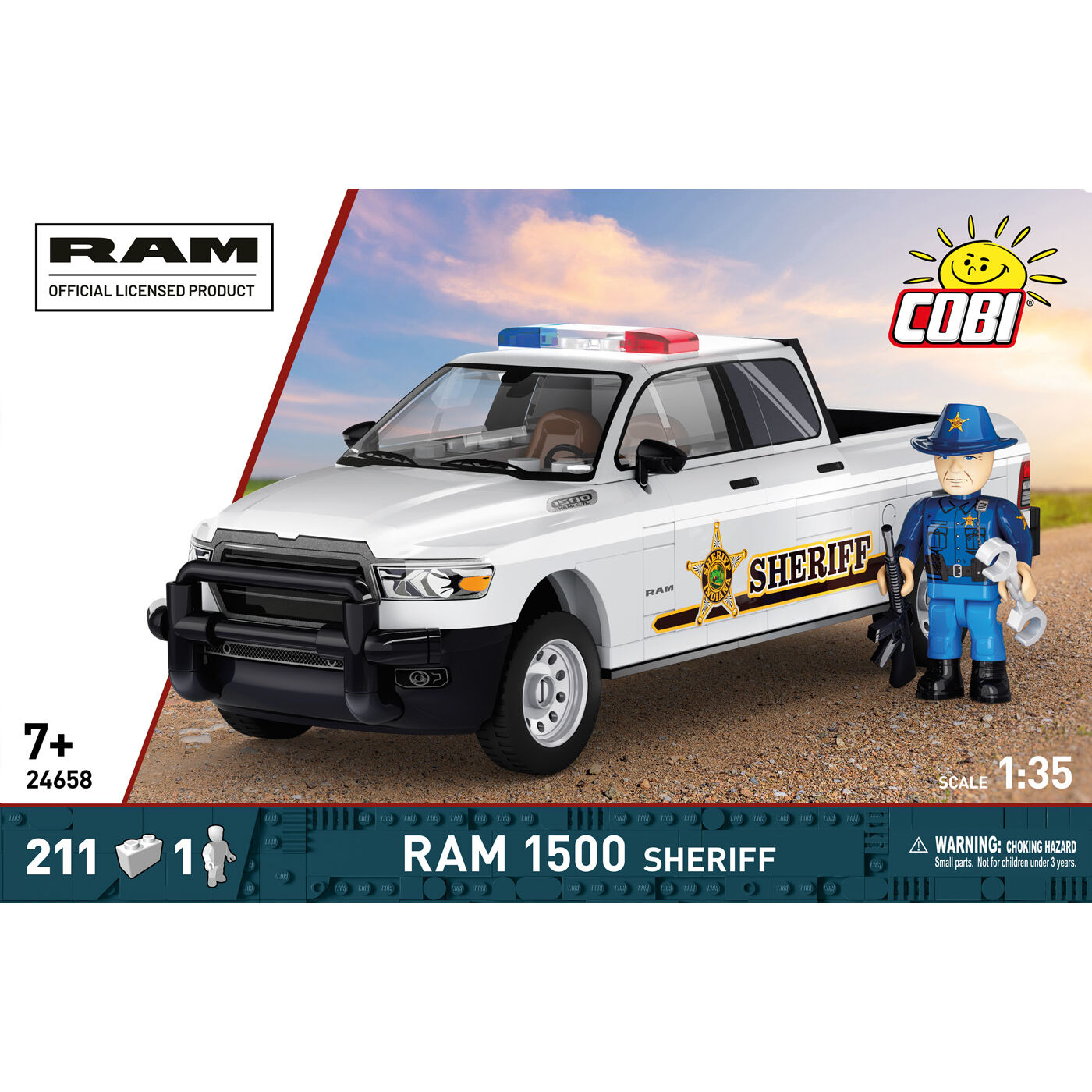 COBI 24658 - RAM 1500 Sheriff Maßstabb 1:35) - Bild 3 COBI 24658 - RAM 1500 Sheriff Maßstabb 1:35) - Bild 3