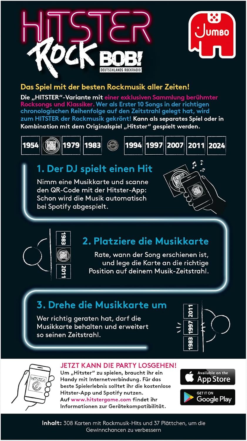 Hitster - Rock Werbung, Plakat