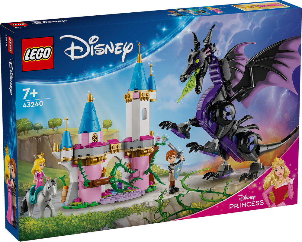 LEGO 43240 Disney Princess Malefiz als Drache LEGO, 43240, Disney, Princess, Malefiz, als, Drache, Person, Gesicht, Kopf