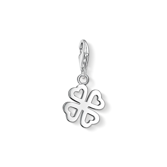 Thomas Sabo Anhänger Charm-Club Kleeblatt 925 Sterling Silber Blank 0790-001-12 Thomas, Sabo, Anhänger, Charm-Club, Kleeblatt, 925, Sterling, Silber, Blank, 0790-001-12, Zubehor, Ohrring, Schmuck