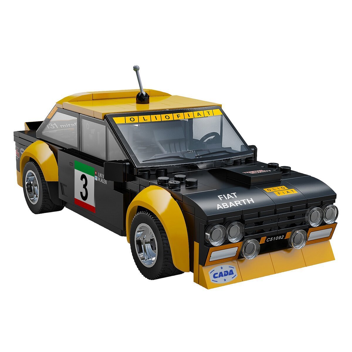 JAMARA CaDA Fiat Abarth 131 1:20 schwarz 2,4GHz Bricks ab 6 Jahren JAMARA CaDA Fiat Abarth 131 1:20 schwarz 2,4GHz Bricks ab 6 Jahren